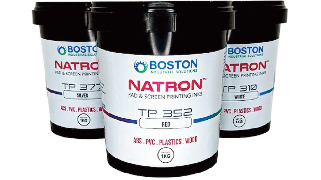 Boston Industrial introduces Natron TP Series Pad Printing Ink for plastics