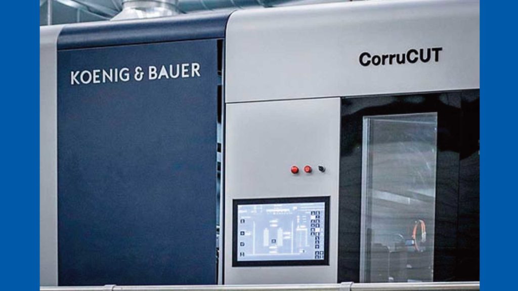 Koenig & Bauer expands into corrugated packaging with CorruCUT and Omega Magnus technology