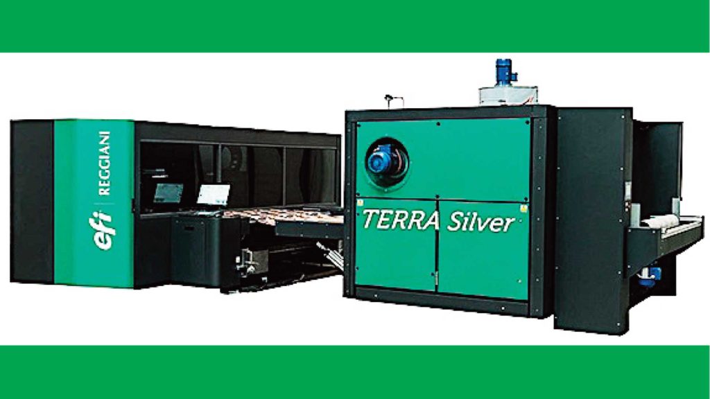 EFI unveils Reggiani Terra Silver Textile Printer