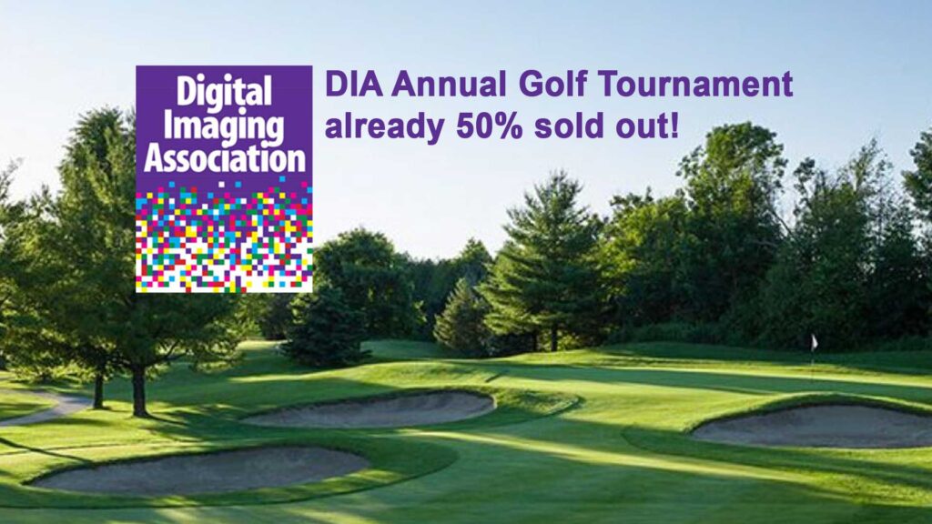 DIA Annual Golf Tournament already 50% sold out!