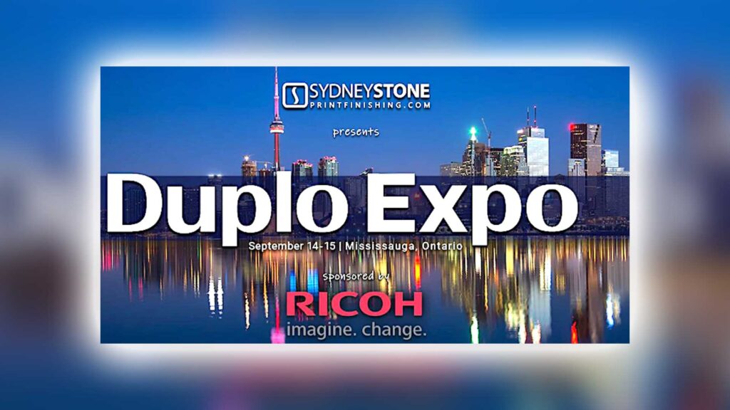 Sydney Stone announces Duplo Expo September 14 – 15